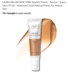 Laura Geller Spackle Skin Perfecting Primer- Bronze, 2 fl oz-NEW WITH ORIG SEAL - Picture 1 of 10