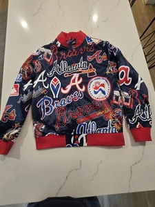 Atlanta Braves Satin Jacket Men's Size XL, NWOT Perfect Condition - Picture 1 of 10