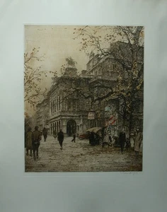 Josef EIDENBERGER (1899-1991) Blick auf die Staatsoper in Wien. - Picture 1 of 17