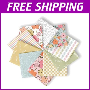 Floral Cotton Fabric Fat Quarters Bundle - Picture 1 of 10