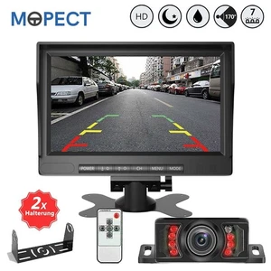 MOPECT Auto Rückfahrkamera Funk Kabellos Nummernschild Mit LCD Monitor 7 Zoll HD - Bild 1 von 12