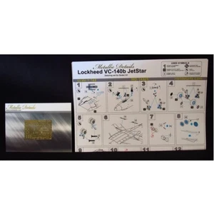 Metallic Details MD14409 Detailing set for 1:144 VC-140b JetStar Roden Photoetch - Picture 1 of 24