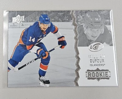 2023-24 Upper Deck Ice William Dufour Rookie Card  - New York Islanders  - Image 1 of 2