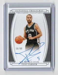 20-21 National Treasures Treasured Signatures Tony Parker #56/99 - Bild 1 von 2