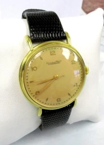 Vintage 18K Gold IWC Shaffhausen Calibre 89 Strap Watch - 36mm - Picture 1 of 9