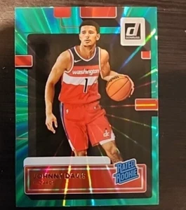 Donruss 2022-23 - Holo láser verde ~ clasificación de novato ~ RC ~ #210 JOHNNY DAVIS - Imagen 1 de 2