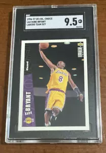 1996-97 Collector's Choice Los Angeles Lakers LA2 Kobe Bryant Rookie RC SGC 9.5 - Picture 1 of 6