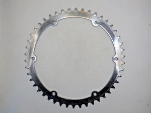CHROME STEEL CHAINRING - 46 T - 157 BCD - FITS SIMPLEX - NOS - Imagen 1 de 3