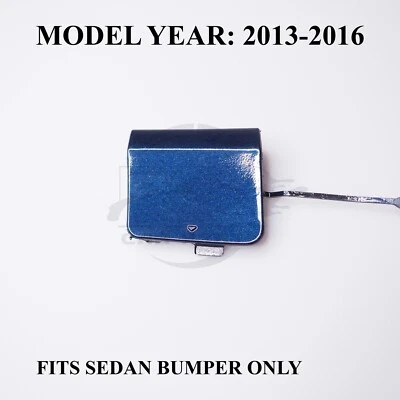 Trasero tow hook cover para Mercedes Clase E W212 Sedán 13-16 Canvasite Azul 890 - Imagen 1 de 4