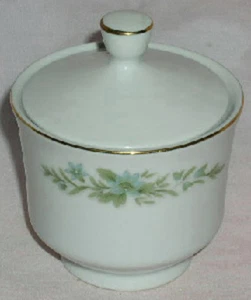 Tazón de azúcar Creative Manor China Japón Reg No 9169 con tapa - Imagen 1 de 3