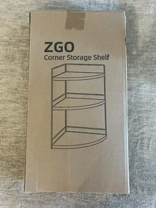 BRANDNEU in UNGEÖFFNETER BOX - Eckregal 3 Schichten Lagerregal - Schwarz - Bild 1 von 2