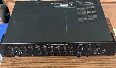 TOA 1000 Series Stereo Mixer M-1264 -- Powers On Pulled From Complete Rack Sys - Image 1 of 4