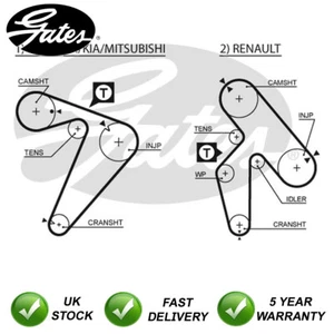 Timing Cam Belt Gates Fits Mitsubishi L200 1993-2007 Shogun Pajero 1993-2006 - Picture 1 of 1