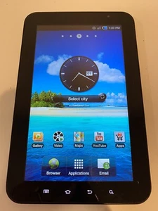Samsung Galaxy Tab SCH-I800 2GB, Wi-Fi + 3G (Verizon), 7in - Black - Afbeelding 1 van 10