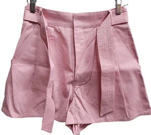 Hunter Bell Tyler Belted Cotton Twill Pink Rose High Rise Size 2 - Picture 1 of 9