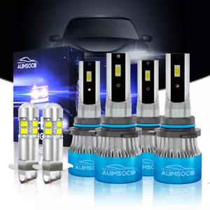 For Toyota Celica GT ST 1994-1999 Xenon White LED Headlight Fog Light Bulbs Kit - Picture 1 of 15