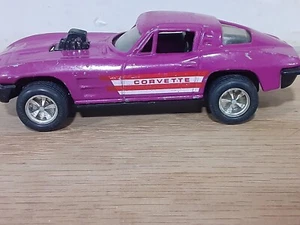 VTG Tootsie Toy ‘63 Chevy Corvette Die Cast Hot Rod 5” PURPLE - Picture 1 of 14