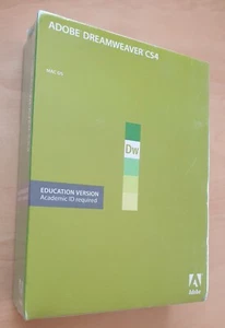 Adobe Dreamweaver CS4 MAC OS Education Version - Brand New and Sealed - Picture 1 of 5