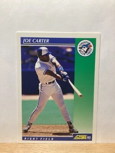 Score 1992 Baseballkarte: Joe Carter, Toronto Blue Jays - Karte #90 - Bild 1 von 2
