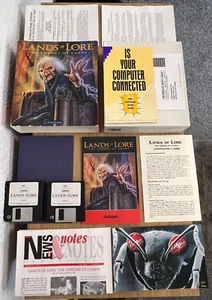 Lands of Lore Vintage 1993 PC Diskette Game - Working -👽👾Retro Gift Idea👾👽 - Photo 1/24