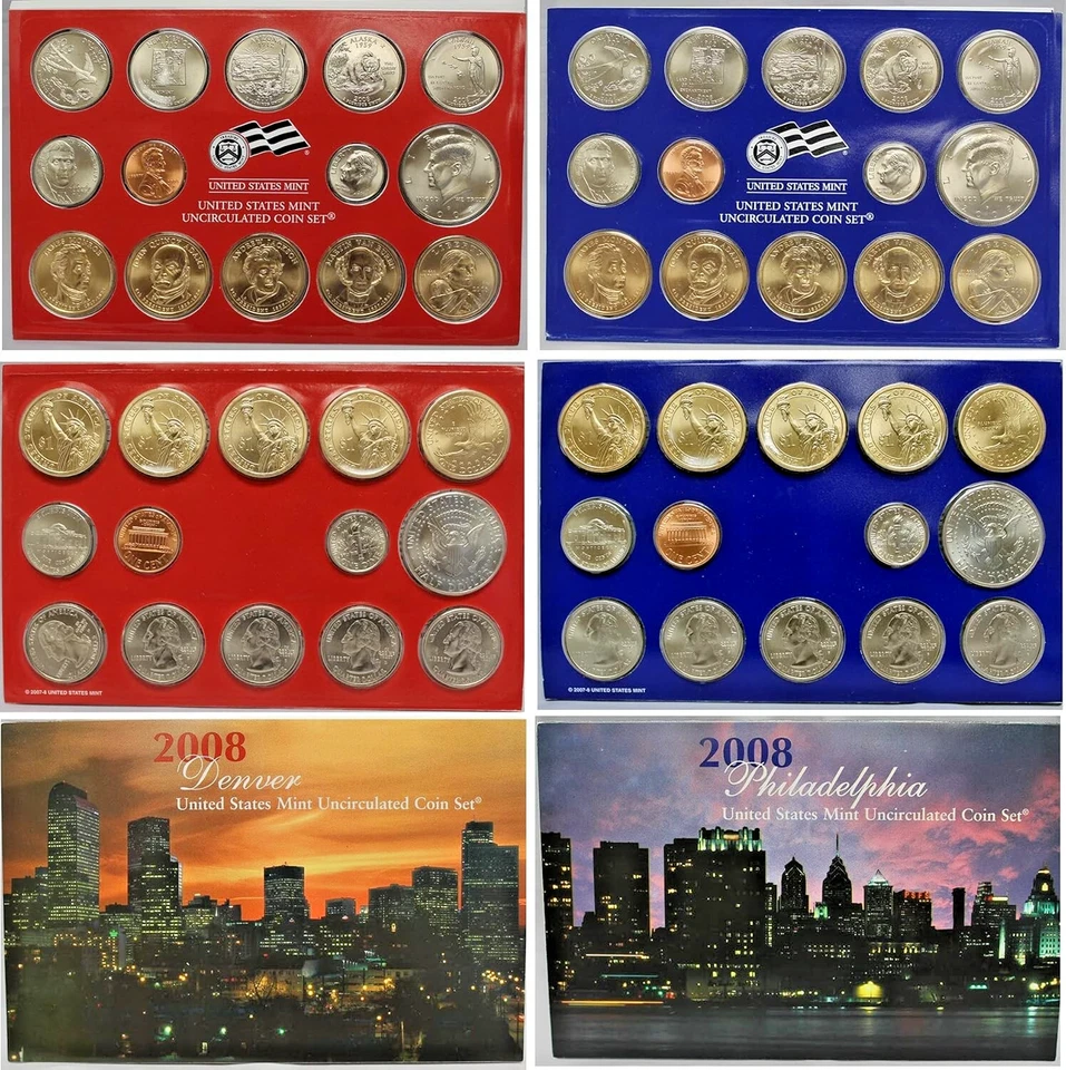 2008 P & D 28 pc US MINT SET - Image 1 of 1