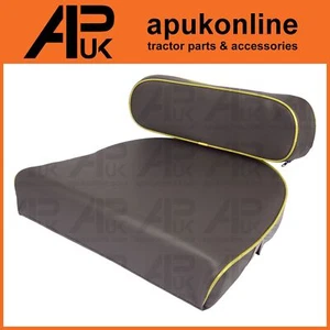 Grey Yellow Seat Cushion for Massey Ferguson 765 2130 2135 Industrial Tractor - Picture 1 of 5