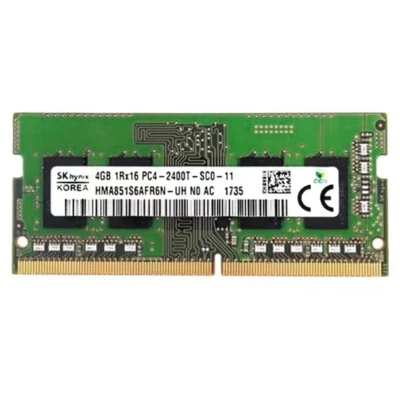 New SKHynix 4GB DDR4 2400MHz PC4-19200 Laptop SODIMM Memory Ram HMA851S6AFR6N - Image 1 of 4