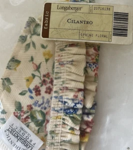 Longaberger Frühling Blumen Stoff Koriander Korb Liner - Neu #20716138 - Bild 1 von 4