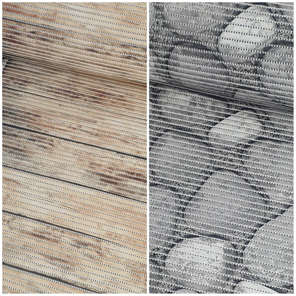 Badvorleger Bodenbelag Duschmatte Breite 65 cm Muster eckig - Bild 1 von 1