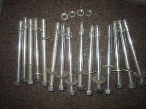 15 Concrete Wedge Anchor Bolts 5/8” x 8 1/2” ~ NOS - Picture 1 of 1
