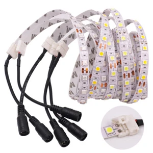12V 5050 LED Strip Lights Under Cabinet Kitchen Lighting Tape Warm/Cool White UK - Picture 1 of 22