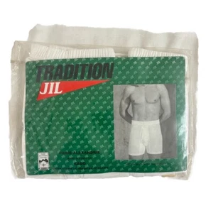 100% Egyptian Cotton Jil Paris Size 7 Men's Boxer Briefs 36in+ Waist - Picture 1 of 2