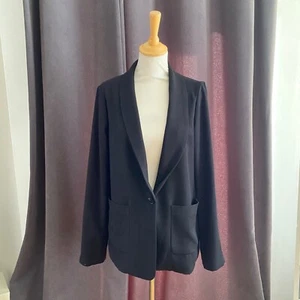 Current Air L.A. black one button women's jacket. Classic Size M - Picture 1 of 10