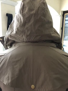 NWT Cole Haan Signature Tan Packable Rain Jacket S - Picture 1 of 8