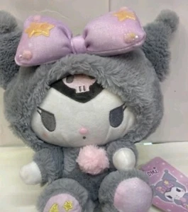 Sanrio Kuromi Plush 20cm Pajama Moon Star 2021 Original Japan New sealed - Picture 1 of 5