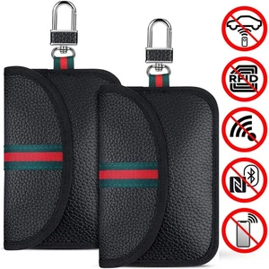 2x Autoschlüssel Tasche Keyless Go Tasche Datenschutz Schutz RFID Funk Blocker - Bild 1 von 15