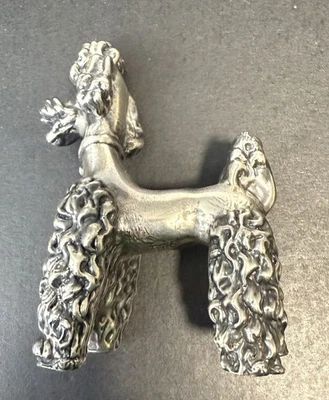 Caniche estándar de plata de ley - Firmado - 925 Israel - De colección  Foto 1 de 4