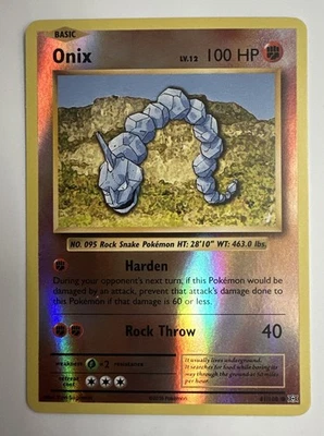 Onix 61/108 Reverse Holo Common XY: Evolutions Pokémon TCG LP 2016 - Image 1 of 2