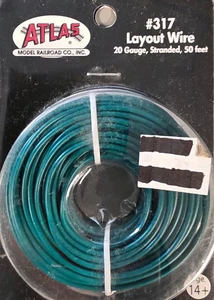 Atlas 317 50 piedi verde 20 gauge layout filo di collegamento - Foto 1 di 3