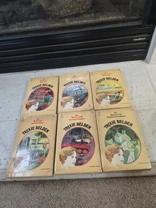 VTG 70-80's Trixie Belden Lot of 6 Mystery Books PB Oval Covers Series - Picture 1 of 13