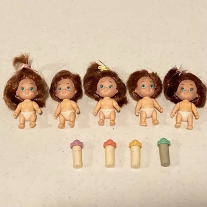 TYCO QUINTS mini baby doll LOTTO DI 5 occhi verdi rossi set completo vintage - Foto 1 di 13