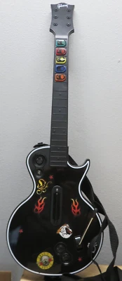 Red Octane PS3 Guitar Hero Wireless Les Paul Gibson Black 95121.805 - No Dongle - Image 1 of 4