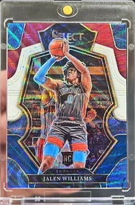 2022-23 Select Jalen Williams Red White Blue Wave Premier Level Rookie RC #167 - Picture 1 of 1