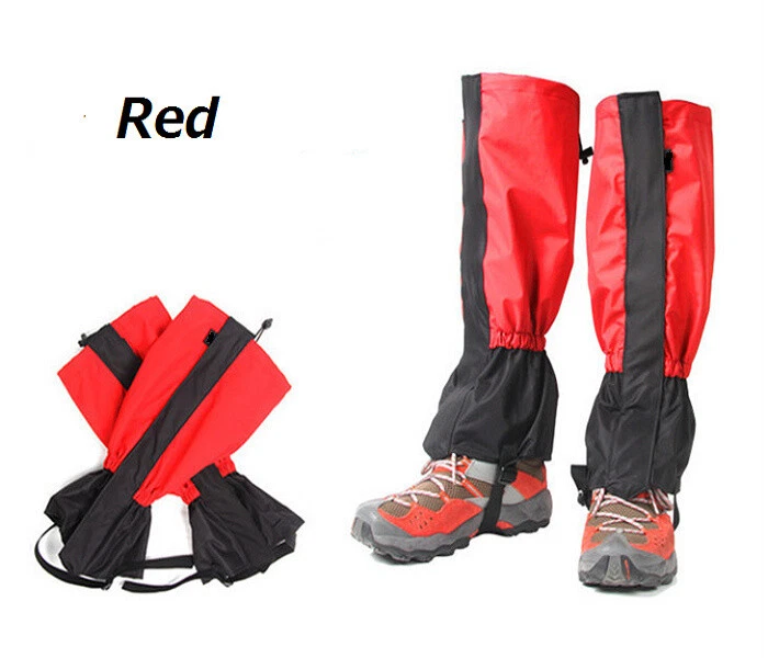 Polainas de Senderismo Impermeables Polainas para Piernas Niños Adolescentes Hombres Mujeres Caimanes Polainas para Nieve Foto 1 de 4