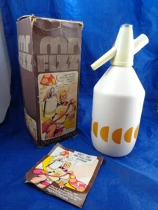 Botella Syphon Seltzer De Colección Mr Fizz Soda Un Litro 1L BOC BAR Hecha en Inglaterra - Imagen 1 de 16