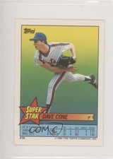 1989 Topps Super Star Sticker Back Cards David Cone Mike Schmidt Dave ( 120) HOF