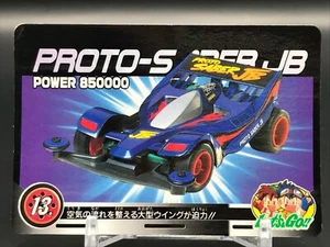 PROTO SABER Let's & Go !! Mini 4WD Carddass TCG BANDAI Japan Rare No.13 F/S - Bild 1 von 12