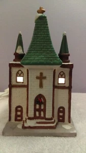 Dickens Collectable Christmas village Church MAX1128 - Picture 1 of 6