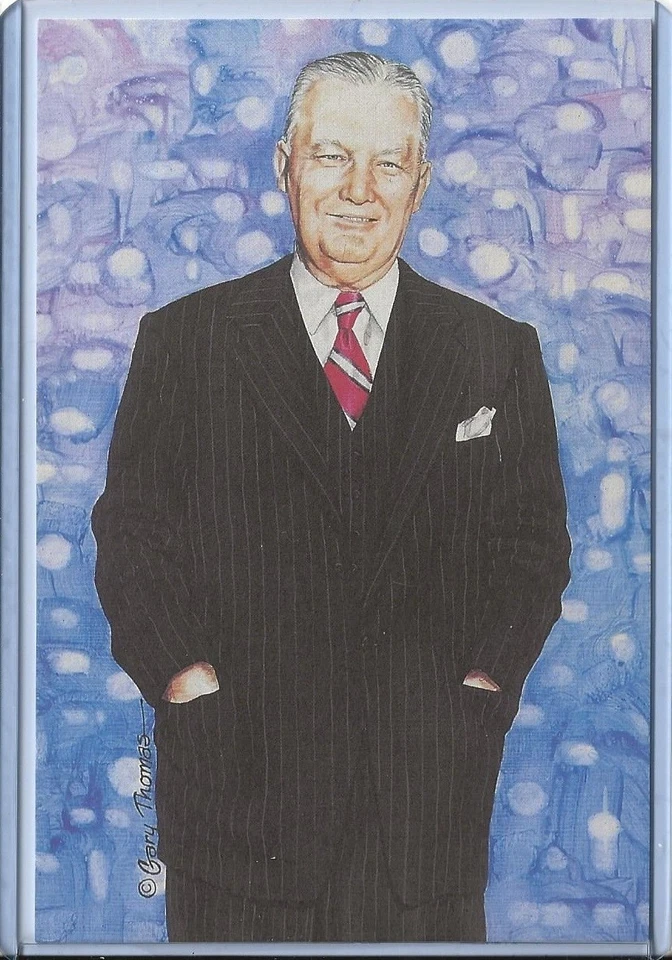 1991 Tim Mara Goal Line Art Postcard Unsigned - Series 3 Three - Image 1 of 1