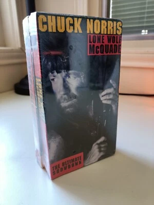 Chuck Norris 2 VHS Movie Bundle Brand New Wrapped  - Image 1 of 2